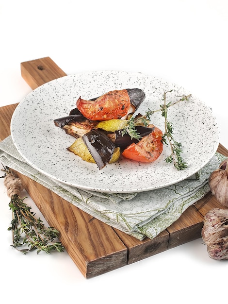 Talerz z apetycznym daniem